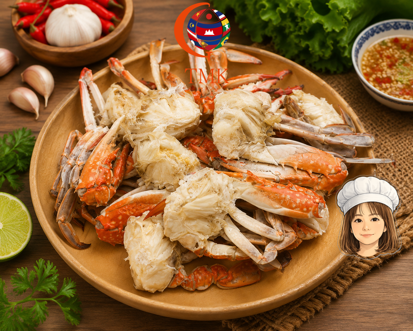 ក្តាមសមុទ្រកាត់ជាដុំៗ gallery